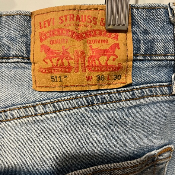 Jeans Lévis 511 36W 30L - Picture 3 of 3